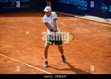 Milano, Italia. 27th maggio, 2023. Tennis Club Milano, Milano, Italia, 27 maggio 2023, Cooper Williams durante il 2023° Trofeo Bonfiglio - Tennis Internationals Credit: Live Media Publishing Group/Alamy Live News Foto Stock