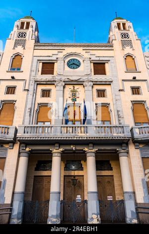 Il Palazzo dell'Assemblea, ex Palazzo Comunale, a volte chiamato Municipio, è un edificio art deco dall'ampliamento modernista di t Foto Stock