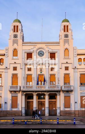 Il Palazzo dell'Assemblea, ex Palazzo Comunale, a volte chiamato Municipio, è un edificio art deco dall'ampliamento modernista di t Foto Stock