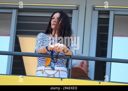 Montecarlo, Principato di Monaco. 27th maggio, 2023. Catherine Zeta-Jones (GBR) attrice durante il Gran Premio di Monaco 2023 - Sabato - Libere 3 e qualificazione, Campionato di Formula 1 a Montecarlo, Principato di Monaco, Maggio 27 2023 Credit: Independent Photo Agency/Alamy Live News Foto Stock