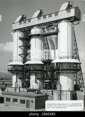 Apertura ufficiale dello stabilimento di produzione di carburo e acetilene a Maydown, vicino a Londonderry, Irlanda del Nord, il 15th 1960 giugno. Carbide Industries Limited faceva parte del gruppo di società British Oxygen. Foto Stock