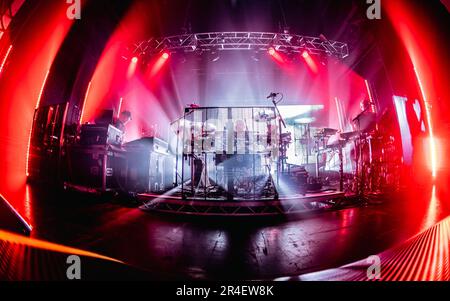 Bournemouth, Regno Unito. 27th maggio, 2023. Leftfield si esibisce all'Accademia O2 di Bournemouth 27.05.2023. Credit: Charlie Raven/Alamy Live News Foto Stock