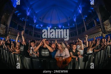 Bournemouth, Regno Unito. 27th maggio, 2023. Leftfield si esibisce all'Accademia O2 di Bournemouth 27.05.2023. Credit: Charlie Raven/Alamy Live News Foto Stock