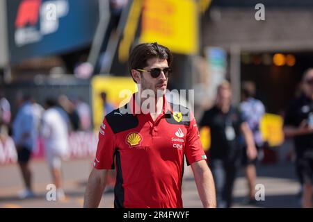 Circuit de Monaco, Montecarlo, Principato di Monaco, 27 maggio 2023, Antonio Giovinazzi (ITA) - Prenota driver Scuderia Ferrari durante il 2023 Grand Pr Foto Stock