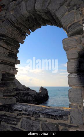 Portovenere, vicino a la Spezia, Italia, Liguria Foto Stock