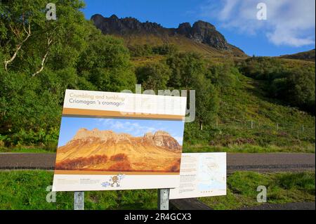 Monte Stac Pollaidh, Highlands, Scozia, Inverpolly Forest Foto Stock