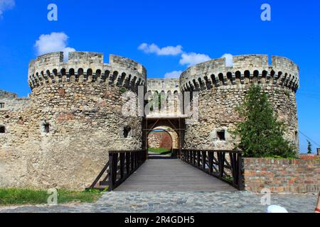 Fortezza di Belgrado, porta Zindan, Parco Kalemegdan, Belgrado, Castello di Belgrado, Serbia Foto Stock