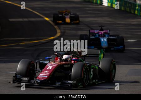05 POURCHAIRE Théo (fra), ART Grand Prix, Dallara F2, azione in occasione del 5th° round del Campionato FIA di Formula 2 2023 dal 26 al 28 maggio 2023 sul circuito di Monaco, a Monaco - Foto Julien Delfosse/DPPI Foto Stock
