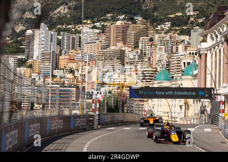 10 HADJAR Isack (fra), Hitech Grand Prix, Dallara F2, azione in occasione del 5th° round del Campionato FIA di Formula 2 2023 dal 26 al 28 maggio 2023 sul circuito di Monaco, a Monaco - Foto Julien Delfosse/DPPI Foto Stock