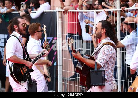 Monte Carlo, Monaco. 28th maggio, 2023. Atmosfera del circuito. Campionato del mondo di Formula 1, Rd 7, Gran Premio di Monaco, domenica 28th maggio 2023. Monte Carlo, Monaco. Credit: James Moy/Alamy Live News Foto Stock