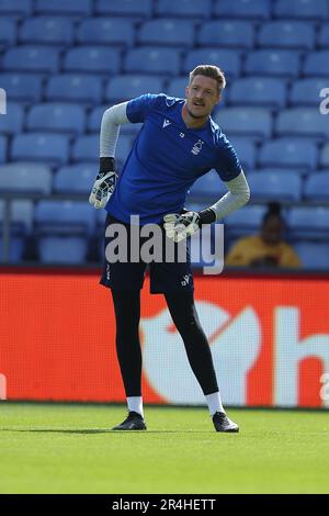 Selhurst Park, Selhurst, Londra, Regno Unito. 28th maggio, 2023. Premier League Football, Crystal Palace contro Nottingham Forest; il portiere Wayne Hennessey di Nottingham Forest si riscalda prima del calcio d'inizio Credit: Action Plus Sports/Alamy Live News Foto Stock