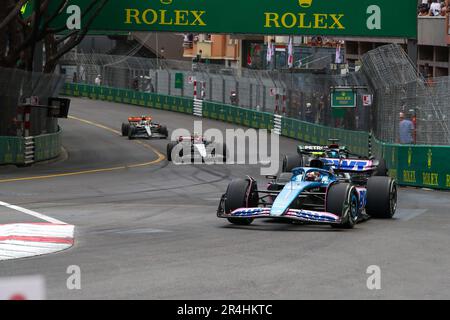 Montecarlo, Principato di Monaco. 28th maggio, 2023. Circuit de Monaco, Montecarlo, Principato di Monaco, 28 maggio 2023, Pierre Gasly (fra) Alpine A523 durante il Gran Premio di Monaco 2023 - Domenica - gara - Campionato Formula 1 Credit: Live Media Publishing Group/Alamy Live News Foto Stock