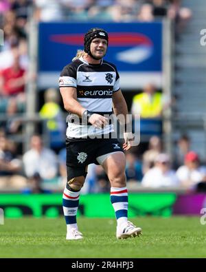 Harry Thacker of the Barbarians durante la partita della Killik Cup Barbarians vs il mondo XV al Twickenham Stadium, Twickenham, Regno Unito, 28th maggio 2023 (Photo by Nick Browning/News Images) Foto Stock