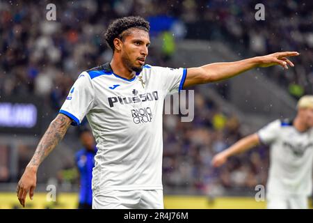 Milano, Italia. 27th maggio, 2023. Ederson (13) di Atalanta ha visto durante la Serie Una partita tra Inter e Atalanta a Giuseppe Meazza a Milano. (Photo Credit: Gonzales Photo/Alamy Live News Foto Stock