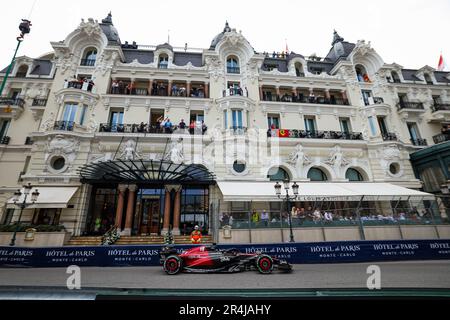 Monaco, Monaco. 28th maggio, 2023. 77 BOTTAS Valtteri (fin), Alfa Romeo F1 Team Stake C43, azione in occasione del Gran Premio di Formula 1 di Monaco. , . Credit: DPPI Media/Alamy Live News Foto Stock