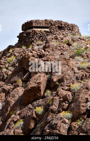 Bunker della guerra mondiale 2, diga di Hoover, Nevada e Arizona, Stati Uniti, Nord America, STATI UNITI Monumento storico nazionale Foto Stock