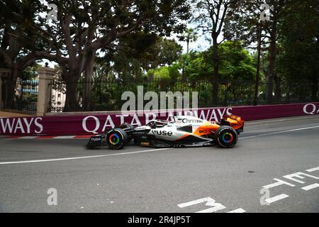 Montecarlo, Monaco. 28th maggio, 2023. N. 81 Oscar Piastri, McLaren Mercdes durante il GP di Monaco, 25-28 maggio 2023 a Montecarlo, campionato mondiale di Formula 1 2023. Credit: Independent Photo Agency/Alamy Live News Foto Stock