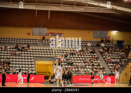 Vigo, Spagna. 25th maggio 2023. Il giocatore della squadra italiana Andre fa un ingresso al basket. Credit: xan Gasalla / Alamy Live News. Foto Stock