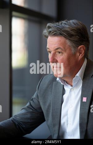 Stoccolma, Svezia. 22nd maggio, 2023. Geir Karlsen, CEO di Norwegian Air Shuttle, fotografato a Stoccolma, Svezia, 22 maggio 2023.Photo: Henrik Montgomery/TT/code 10060 Credit: TT News Agency/Alamy Live News Foto Stock