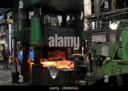 Pilsen, Repubblica Ceca. 22nd maggio, 2023. Funzionamento della società ceca Precision Forge (CPF), nella foto del 22 maggio 2023, a Pilsen, Repubblica Ceca. Credit: Miroslav Chaloupka/CTK Photo/Alamy Live News Foto Stock