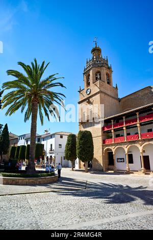 Andalusia Spagna. Ronda. Iglesia de Santa Maria la Mayor Foto Stock