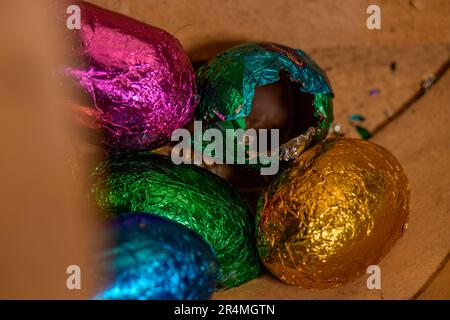 Pasqua, un topo ha ottenuto le uova di Pasqua, Foto Stock