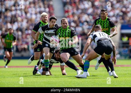 LONDRA, REGNO UNITO. 28st maggio 2023. Durante Barbars contro World XV al Twickenham Stadium di domenica 28 maggio 2023. LONDRA INGHILTERRA. Credit: Taka G Wu/Alamy Live News Foto Stock