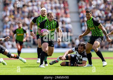 LONDRA, REGNO UNITO. 28st maggio 2023. Durante Barbars contro World XV al Twickenham Stadium di domenica 28 maggio 2023. LONDRA INGHILTERRA. Credit: Taka G Wu/Alamy Live News Foto Stock