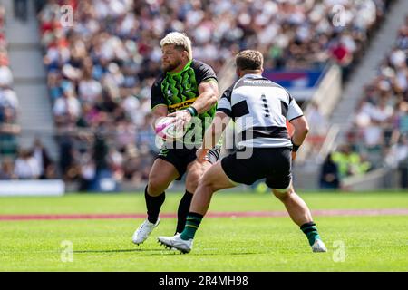 LONDRA, REGNO UNITO. 28st maggio 2023. Durante Barbars contro World XV al Twickenham Stadium di domenica 28 maggio 2023. LONDRA INGHILTERRA. Credit: Taka G Wu/Alamy Live News Foto Stock