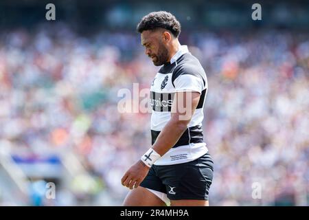 LONDRA, REGNO UNITO. 28st maggio 2023. Seta Tamanivalu di Barbaro durante il XV Mondiale di Barbarie allo Stadio di Twickenham domenica 28 maggio 2023. LONDRA INGHILTERRA. Credit: Taka G Wu/Alamy Live News Foto Stock