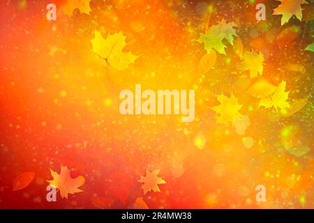 Sfondo colorato astratto in tonalità autunnali. Foto Stock