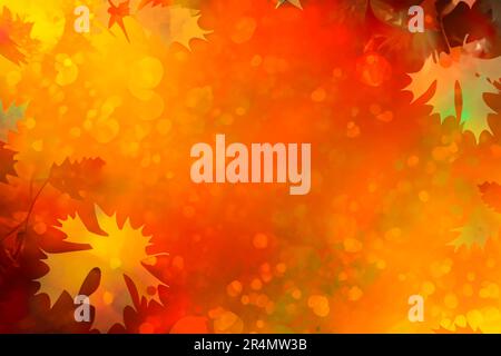 Sfondo colorato astratto in tonalità autunnali. Foto Stock