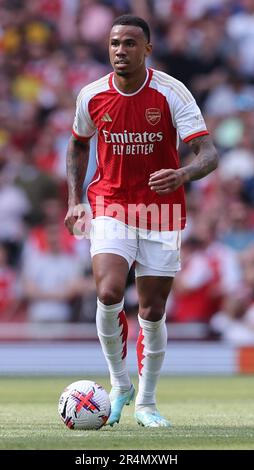 Londra, Regno Unito. 28th maggio, 2023. Gabriel dell'Arsenal durante la partita della Premier League presso l'Emirates Stadium, Londra. Il credito di immagine dovrebbe essere: David Klein/Sportimage Credit: Sportimage Ltd/Alamy Live News Foto Stock