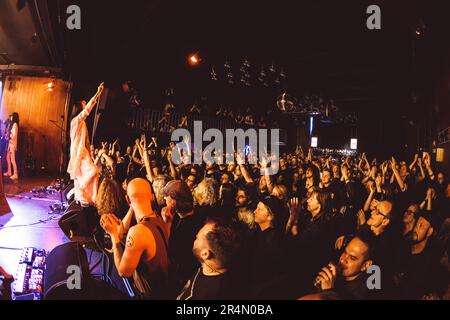 Copenaghen, Danimarca. 13th maggio 2023. La band rock and metal giapponese Boris si esibisce in un concerto dal vivo durante il mini-festival Un colossale weekend 2023 a Copenhagen. (Photo credit: Gonzales Photo - Peter Troest). Foto Stock