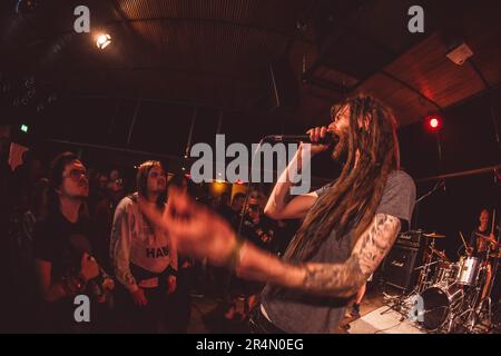 Copenaghen, Danimarca. 13th maggio 2023. La band inglese InTechnicolor suona dal vivo durante il mini-festival Un colossale weekend 2023 a Copenhagen. (Photo credit: Gonzales Photo - Peter Troest). Foto Stock