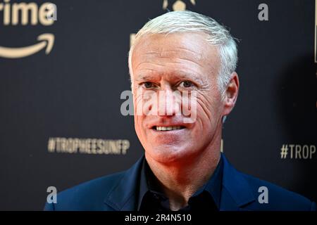 Parigi, Francia. 28th maggio, 2023. Didier Deschamps durante l'edizione 31th della cerimonia del trofeo dell'UNFP (Unione Nazionale professionisti del calcio francese), il 28 maggio 2023 a Parigi, Francia. Credit: Victor Joly/Alamy Live News Foto Stock