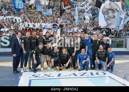 Roma, Italia. 28th maggio, 2023. SS Lazio durante la Serie A Football Match, Lazio vs Cremonese, 28 maggio 2023 (Photo by AllShotLive/Sipa USA) Credit: Sipa USA/Alamy Live News Foto Stock