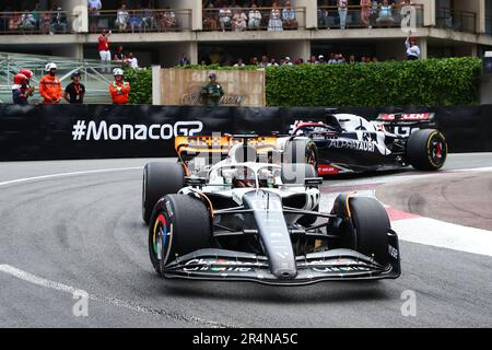Oscar Piastri della McLaren in pista durante il Gran Premio di Monaco F1 al circuito di Monaco il 28 maggio 2023 a Monte-Carlo, Monaco. Foto Stock