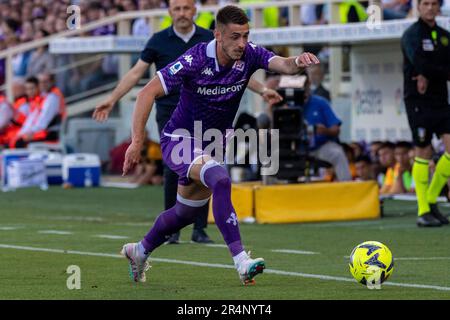 Firenze, Italia. 27th maggio, 2023. Terzic durante ACF Fiorentina vs AS Roma, calcio italiano Serie A match in Florence, Italy, May 27 2023 Credit: Independent Photo Agency/Alamy Live News Foto Stock