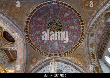 La Sala Imperiale nel Palazzo Topkapi, Istanbul, Turchia Foto Stock