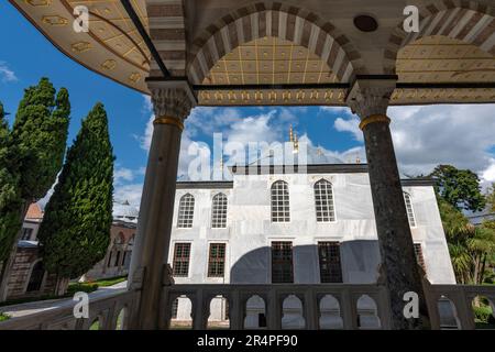 Biblioteca Enderun, Biblioteca del Sultano Ahmed III nel Palazzo Topkapi, Istanbul, Turchia Foto Stock