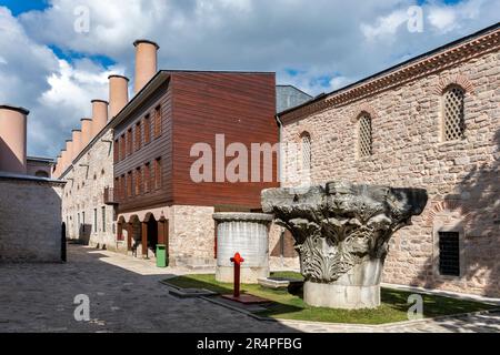 Le sezioni di cucine del palazzo in Palazzo Topkapi, Istanbul, Turchia Foto Stock