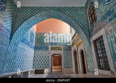 L'Harem Imperiale nel Palazzo Topkapi, Istanbul, Turchia Foto Stock