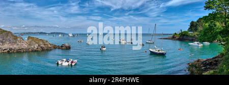 GB - DEVON: Churston Cove vicino a Brixham da Edmund Nagele FRP Foto Stock