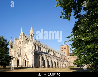 St Alban's Cathedral, Regno Unito Foto Stock