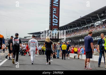 Indianapolis, IN, Stati Uniti. 28th maggio, 2023. L'Indianapolis Motor Speedway ospita la INDYCAR Series per l'Indianapols 500 a Indianapolis, NEGLI Stati Uniti. (Credit Image: © Walter G. Arce Sr./ZUMA Press Wire) SOLO PER USO EDITORIALE! Non per USO commerciale! Foto Stock