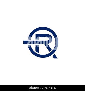 Simbolo logo R semplice. Vettore logo Letter R. Illustrazione Vettoriale