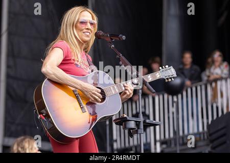 Napa, Stati Uniti. 28th maggio, 2023. Sheryl Crow durante il BottleRock Music Festival il 28 maggio 2023, a Napa, California (Foto di Daniel DeSlover/Sipa USA) Credit: Sipa USA/Alamy Live News Foto Stock