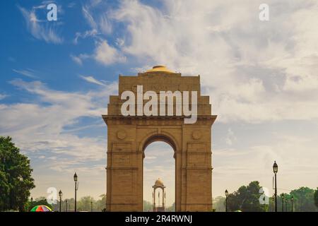 India Gate, alias All India War Memorial, a Nuova Delhi, India Foto Stock