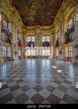 Sala da Camera del Principe Ksiazeca Abbazia cistercense barocca a Lubiaz Leubus bassa Slesia Polonia Foto Stock